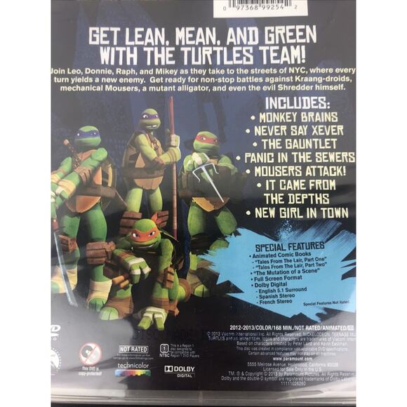 Teenage Mutant Ninja Turtles DVDs Lot of 4 Mutagen Mayhem Shredder Turtle Power - Picture 4 of 12
